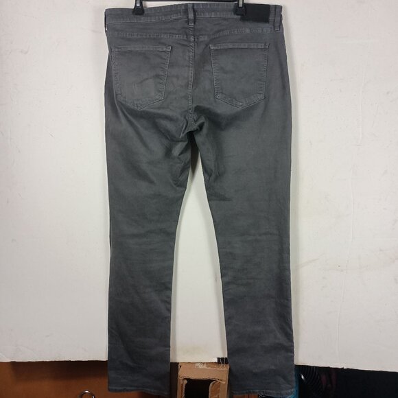 Paige Normandie Jeans Mens 36 38x33 Gray Slim Straight Fit Denim Made In USA - Picture 3 of 7